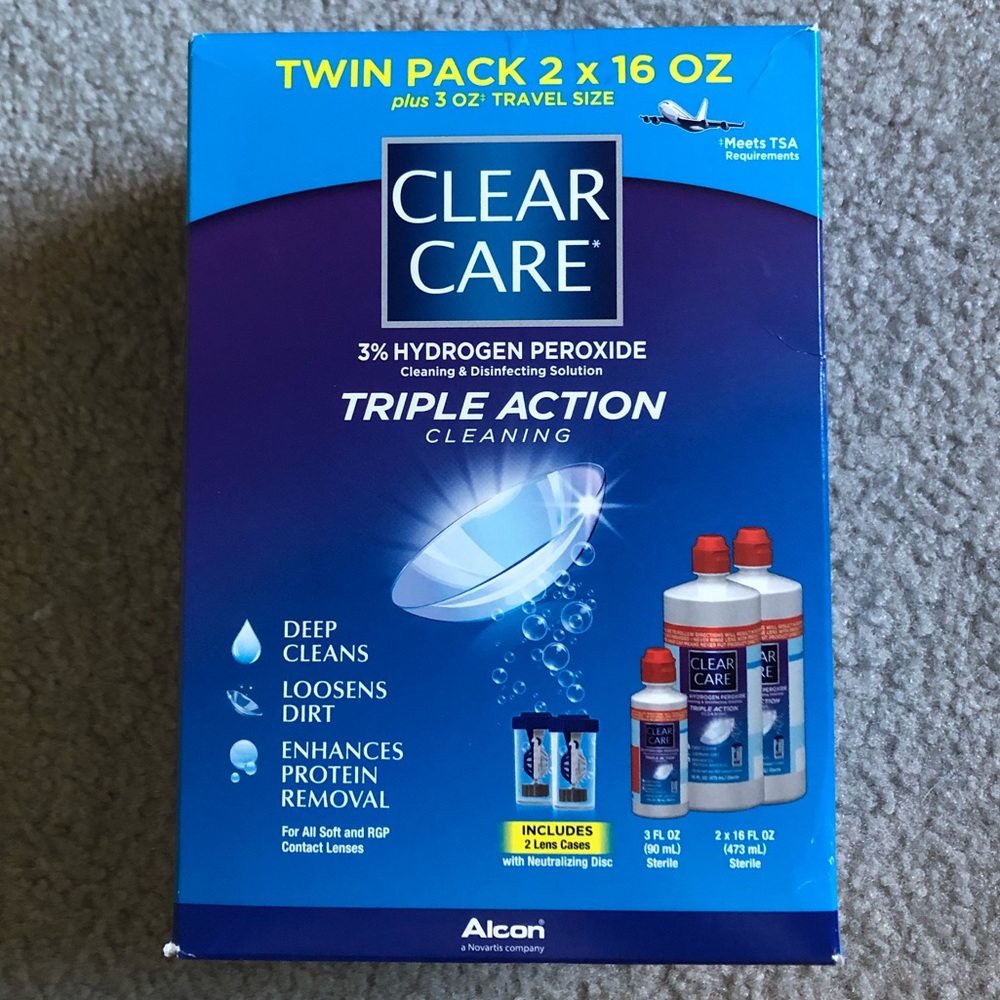 Clear Care 3% Hydrogen Peroxide Cleaning Solution